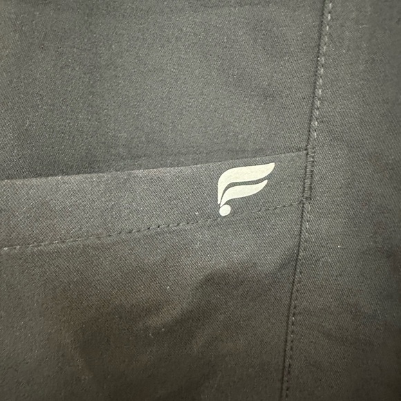 Fabletics Black Track Pants with Relaxed Fit - Picture 2 of 6